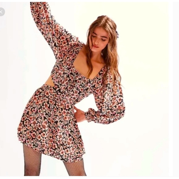 Free people, Jael Printed Mini Dress A36 - Picture 2 of 4